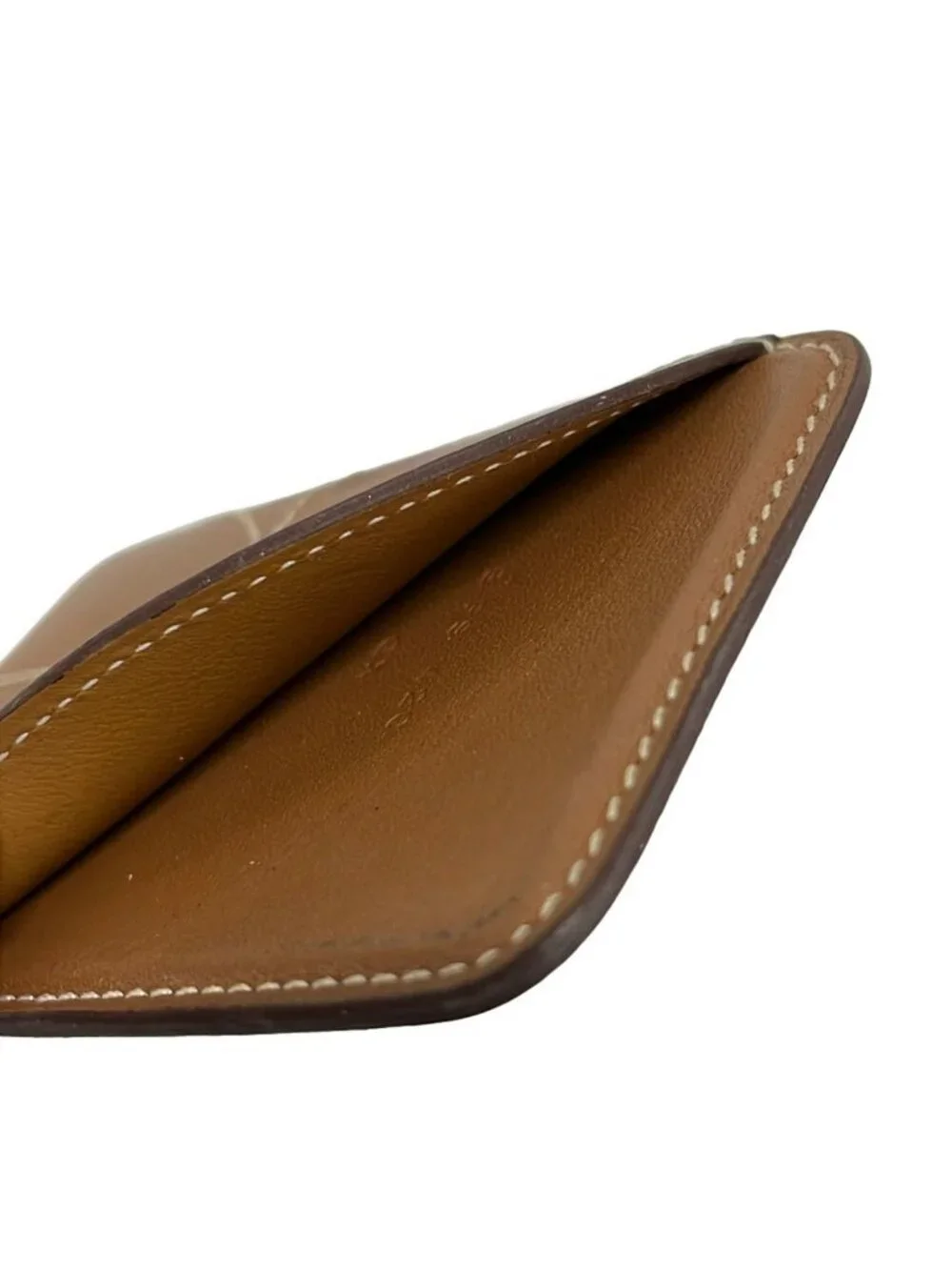 Hermes Card Case Gold Mag Safe